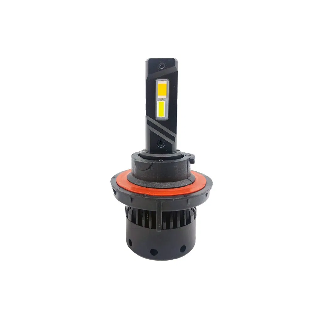 LEDSNOWY-H13 – ODX Headlight Bulb, H13 LED Bulb 9 To 24 Volt Amber Low Beam Color/ Cold White High Beam Color 6000 Lu...